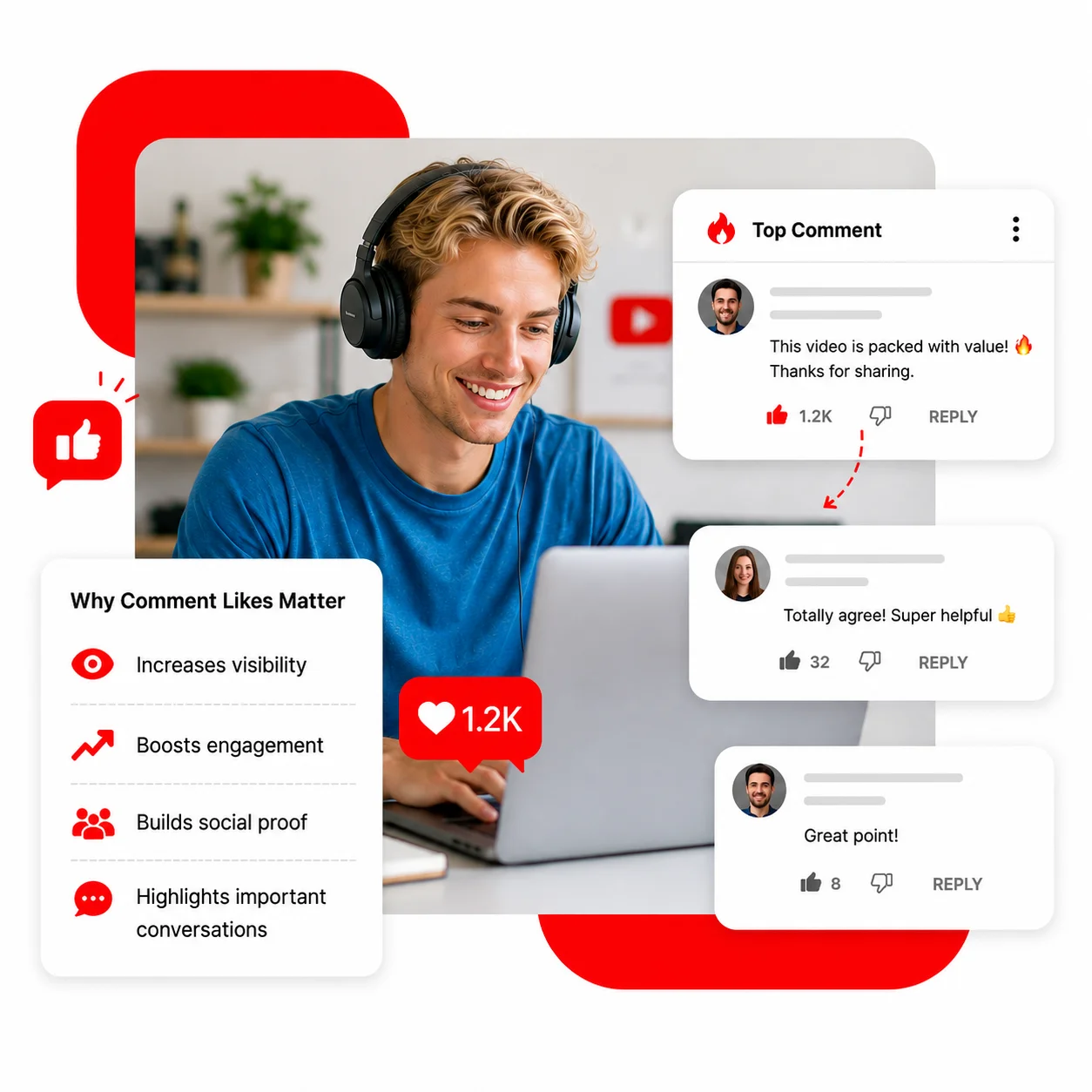 Top Reasons to Buy Comment Likes