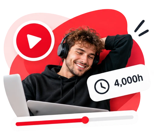 Buy YouTube Watch Hours illustration
